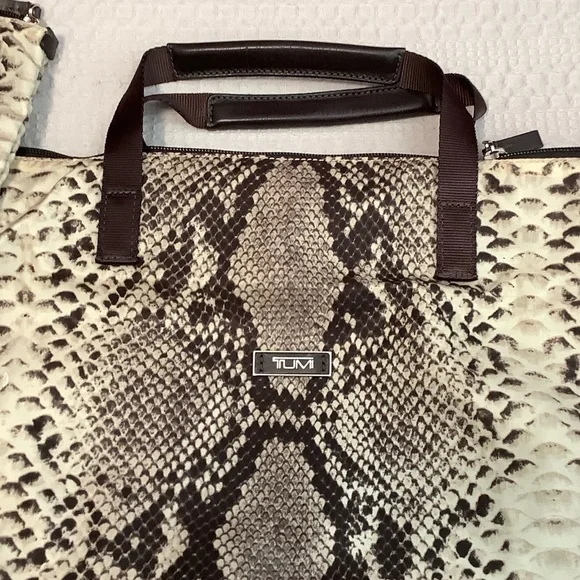 Tumi Snakeskin Print Tote